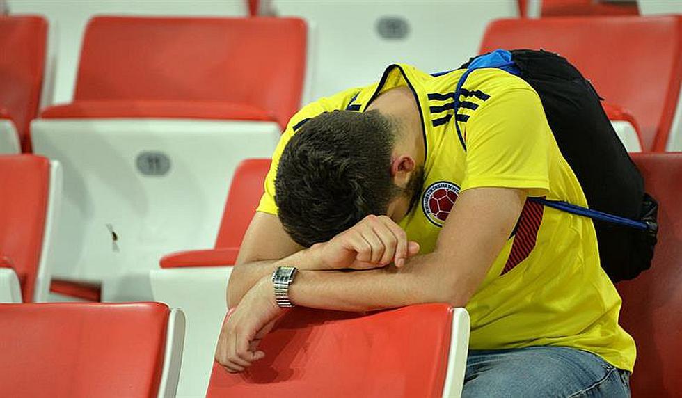 Lágrimas y alegría: la eliminación de Colombia frente a Inglaterra en imágenes (GALERÍA)