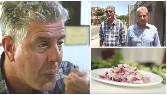 A​nthony Bourdain: el día en que el chef estadounidense comió cebiche en Lima (VIDEO)