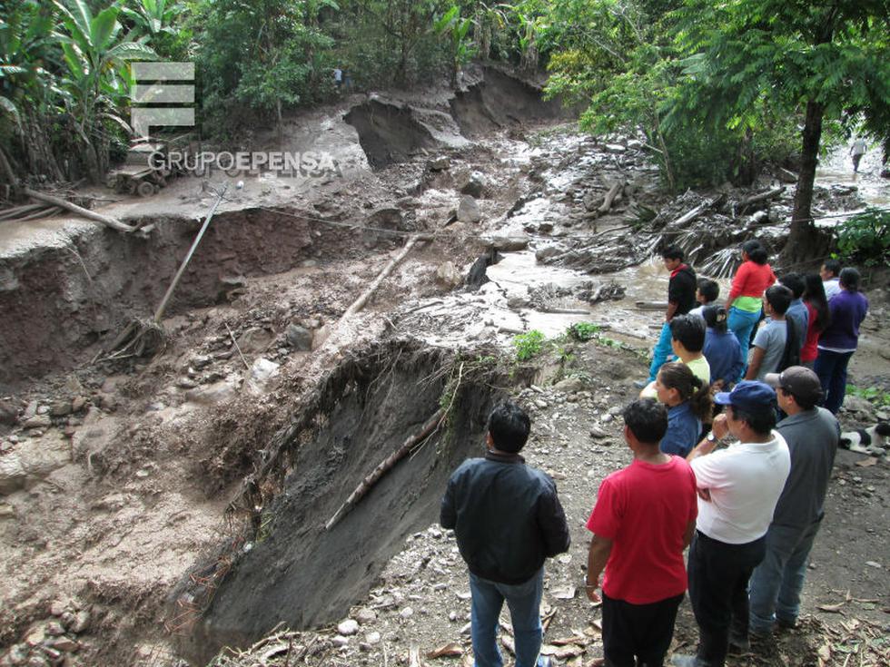 FOTOS: En Monobamba 300 personas sufren de sed y hambre tras huaicos
