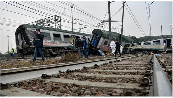 Descarrilamiento de un tren deja tres muertos y decenas de heridos en Milán (VIDEO)