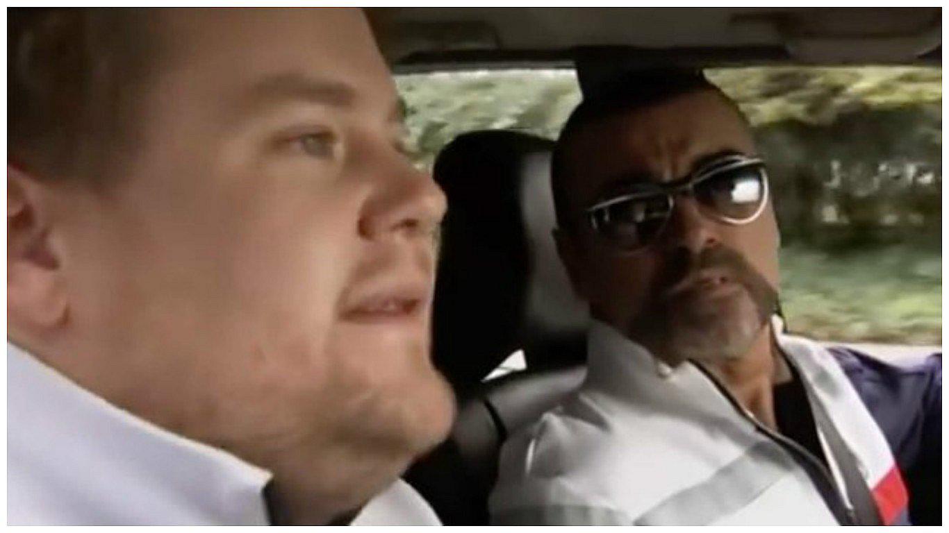 ​George Michael fue el primero en subirse al auto de James Corden (VIDEO)