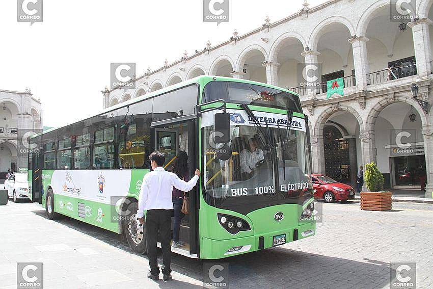 Buses eléctricos podrían ser parte de la ruta troncal del SIT en Arequipa