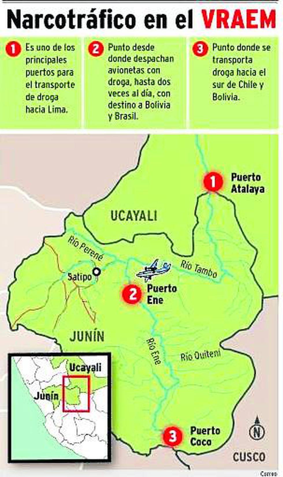 Satipo: uno de los puertos del narcosenderismo