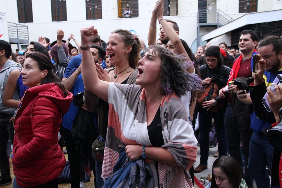 Así celebraron los franceses en Lima los goles de su selección (FOTOS y VIDEO)