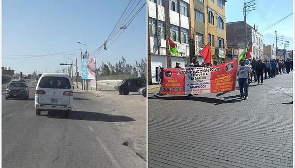​Desbloquean vías y actividades empiezan a normalizarse en Arequipa