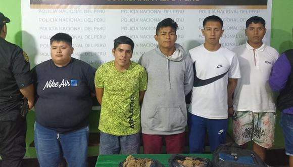 Presuntos integrantes de banda “Los Chuquis del Santa” fueron intervenidos en una mototaxi, donde se halló un kilo de marihuana.
