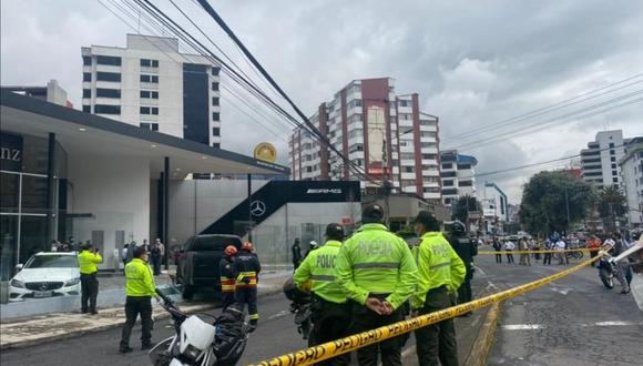 Fiscalía ecuatoriana compartió una foto del arma en su cuenta de Twitter. (Foto referencial: Policía Nacional de Ecuador)