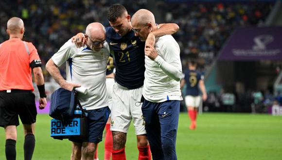 La selección de Francia se queda sin Lucas Hernández para lo que queda del Mundial de Qatar. (Foto: AFP)