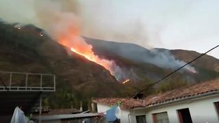 Cusco: Incendio forestal destruyó más de 60 hectáreas en San Salvador