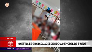 Docente de inicial fue grabada agrediendo a menores de 3 años, en Tacna (VIDEO)