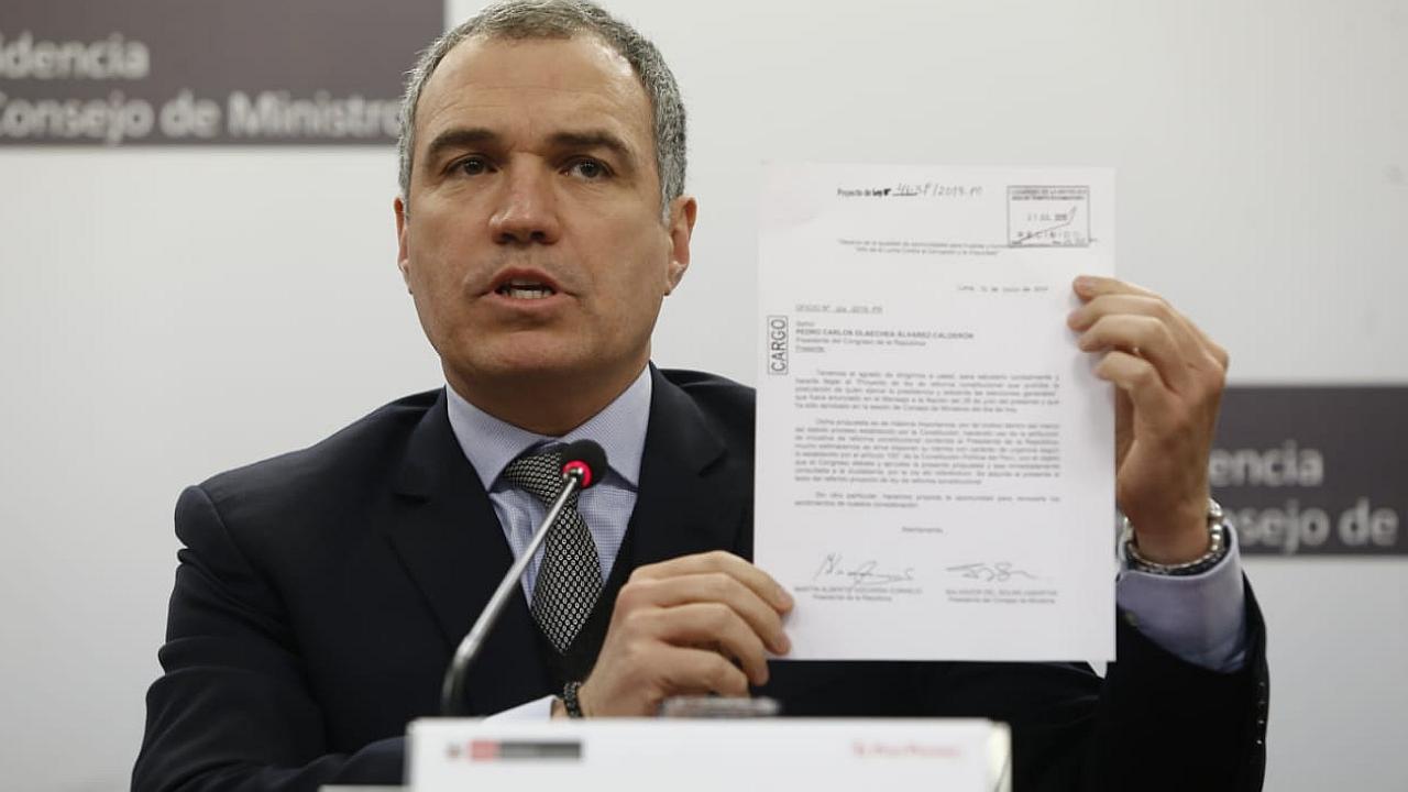 Salvador del Solar: "Proponemos que las elecciones se adelanten para el tercer domingo de abril"