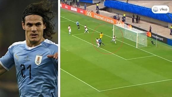 Perú vs. Uruguay: El gol increíble que falló Cavani (VIDEO)