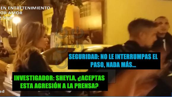 Sheyla Rojas y Pedro Moral son captados juntos pero todo se sale de control (VIDEO)