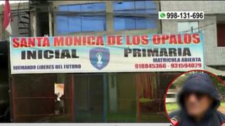 San Juan de Lurigancho: extorsionadores exigen S/30 mil a dueño de colegio | VIDEO