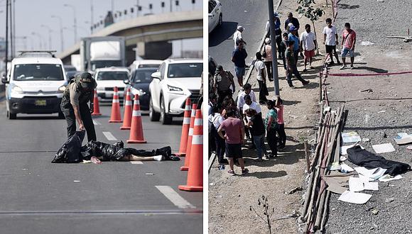 Dos personas fallecieron en despiste de moto lineal en Independencia (FOTOS)