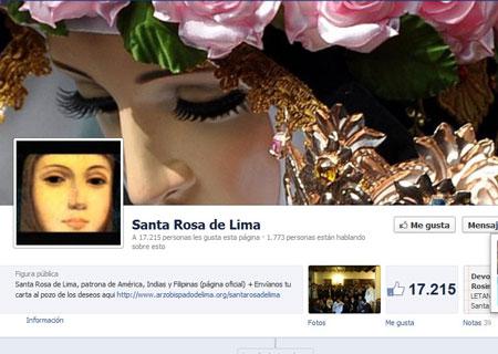 Feligreses piden deseos a Santa Rosa de Lima a través de buzón virtual