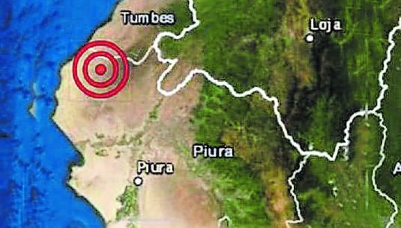 El Instituto Geofísico del Perú informó que el movimiento tuvo una magnitud de 5.4.