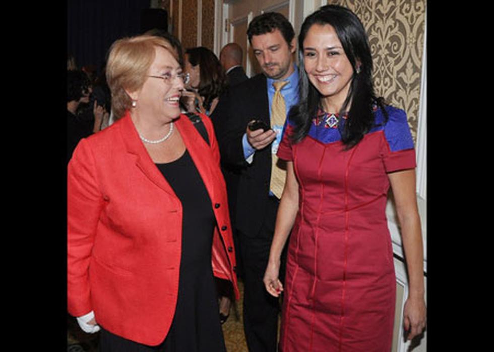 Nadine Heredia lució vestido con diseño peruano en la ONU