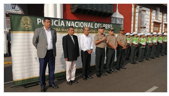 Policía anuncia despliegue de personal para brindad seguridad en Trujillo 