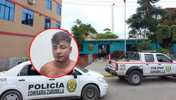 Jhon Fernando Rivera Pisfil fue trasladado a la sede de la Divincri para afrontar las diligencias.