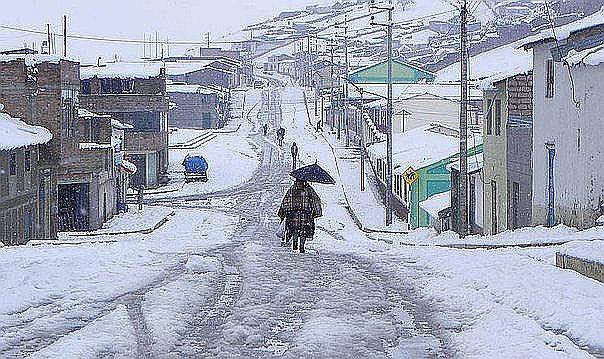 Intenso frío: ​Distritos de Tarata y Santa Rosa reportan temperaturas -15°C