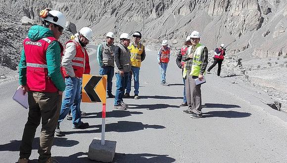 Contraloría advierte riesgos en construcción de carretera Moquegua-Arequipa