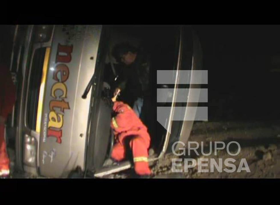 Así fue el accidente del grupo Néctar