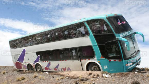 Arequipa: Con armas de fuego asaltan bus interprovincial