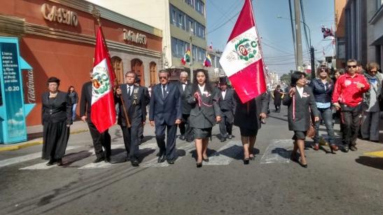 TACNA: Primera Procesión de la Bandera fue revivida por la población