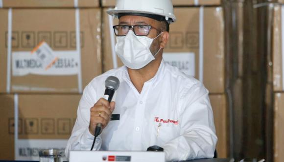 Ministro de Salud participó en una conferencia en el marco del trigésimo quinto día del estado de emergencia nacional. (Foto: Minsa)