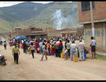 Cayhuayna sin agua,  seguridad y limpieza