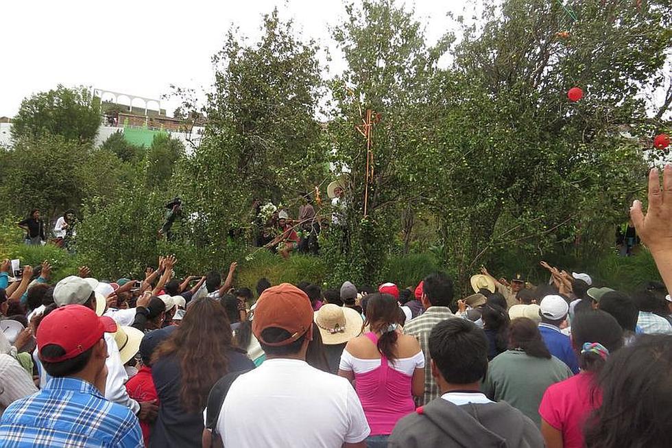 Tradicional Bajada de Reyes y Sacudida de Peras en Tiabaya (FOTOS)