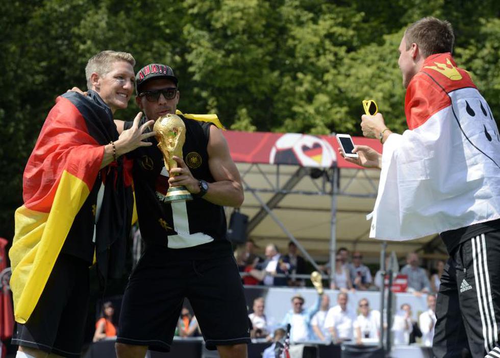 Brasil 2014: Así recibieron los hinchas alemanes a los campeones del mundo (FOTOS)