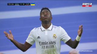 Real Madrid vs. Girona: Vinicius Junior llegó al área para convertir el 1-0 en el partido de LaLiga (VIDEO)