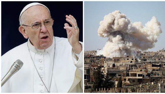 Papa Francisco insta al mundo a "detener a los señores de la guerra"