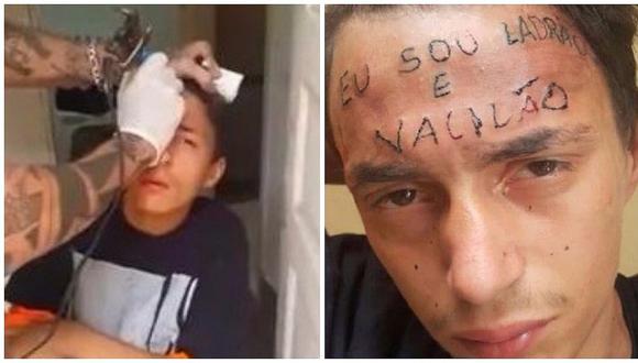 Recaudan dinero para borrar tatuaje de "soy un ladrón" a ladrón (VIDEO)