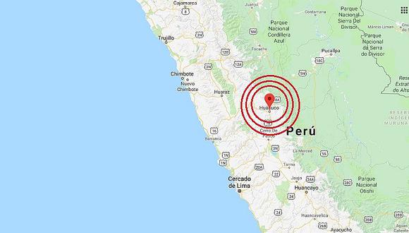 ​Huánuco: se registra sismo de 4.3 grados