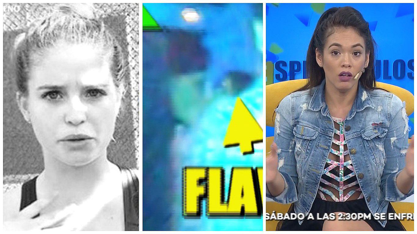 Flavia Laos niega beso con Krayg Peña pero Jazmín Pinedo le da dura respuesta (VIDEO)