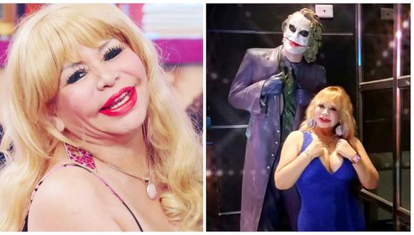 Susy Díaz causa furor al compararse con el ‘Joker’ en las redes sociales (FOTOS)