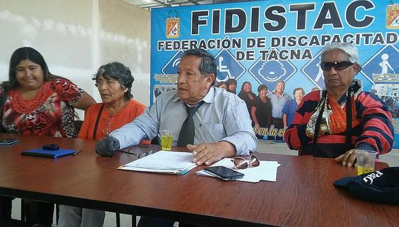 Tacna: Discapacitados exigen cambio de jefa de oficina gubernamental