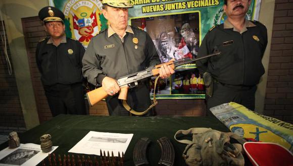 Policía incauta armamento de guerra en San Juan de Miraflores