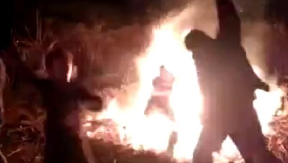 Hombre cae en el fuego mientras bailaba el Harlem Shake [VIDEO]