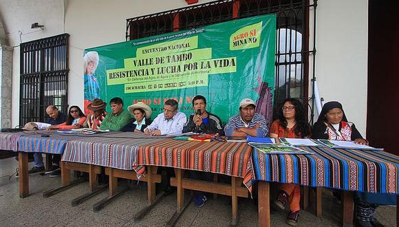Dirigentes de todo el Perú se reúnen en Cocachacra