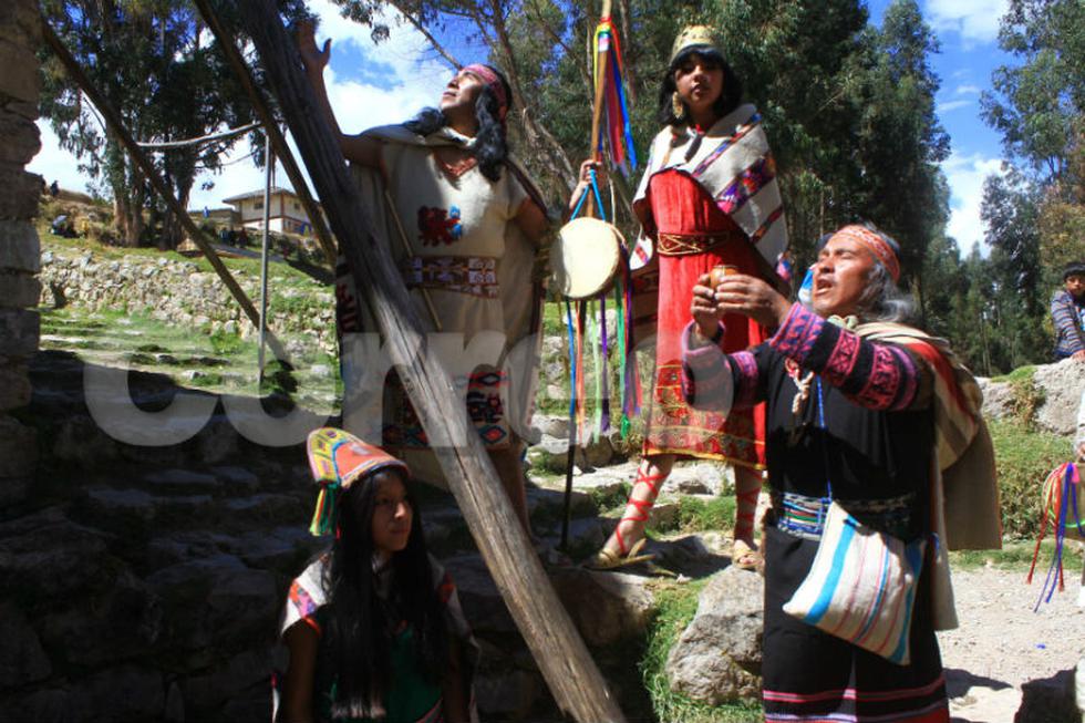 Escenifican pagapu en manantial de Wariwillka (VIDEO)