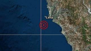 Sismo de magnitud 3,6 se reportó esta madrugada en el Callao