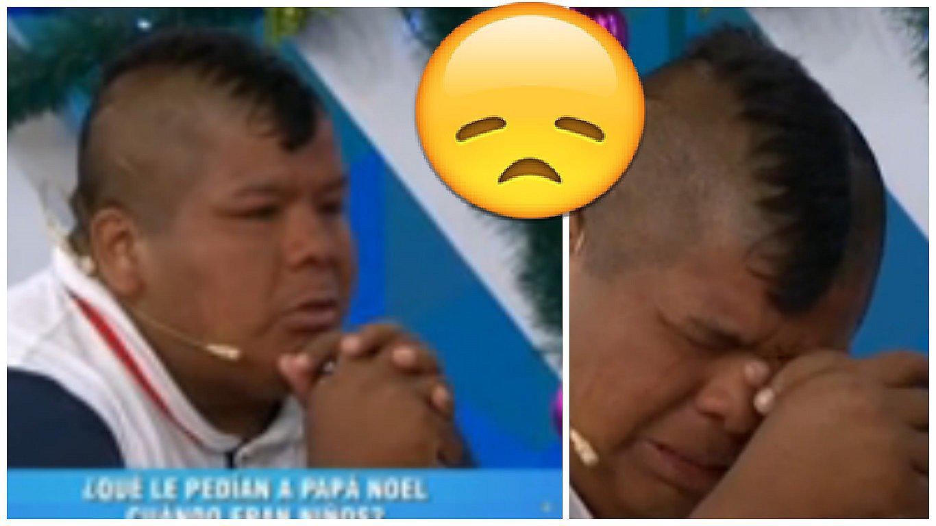 "Mayimbú" reaparece y rompe en llanto al contar cómo pasaba la Navidad de niño (VIDEO)