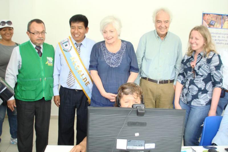 Cedro inauguró un telecentro en Las Palmas