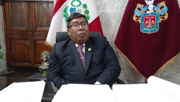 Entre las irregularidades de Gutiérrez figuraría que no se invitó al electo gobernador de Arequipa, Rohel Sánchez, ni a las autoridades correspondientes. (Foto: GEC)