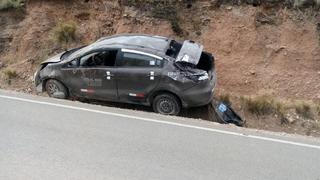 Policía murió en trágico accidente en la vía Juliaca-Rinconada