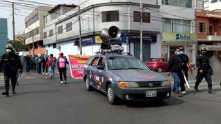 Tacna: Obreros exigen pago según su régimen de construcción civil